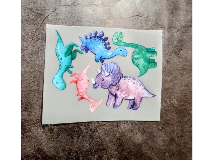 Arch malovaná  dinosauří mláďata