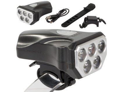 sLcVpol pl Lampka rowerowa przednia dioda 5 led usb na rower 4644 1