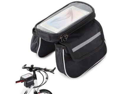 wHekpol pl Torba rowerowa sakwa na rame rower etui na telefon 2953 1