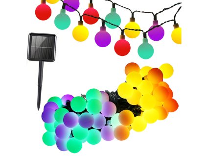 PIDRpol pl Girlanda ogrodowa solarna lampki 40 led multikolor 4611 1