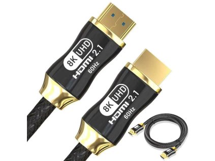 mipjpol pl Kabel przewod hdmi 2 1 video ultra high speed 8k 60hz 4k 120hz hq gold 1 5m 4926 1