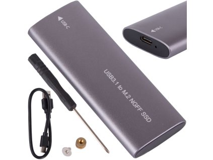 5NDopol pl Obudowa adapter dysku kieszen m 2 sata ngff usb 3 1 usb typ c 2230 2280mm 4901 1