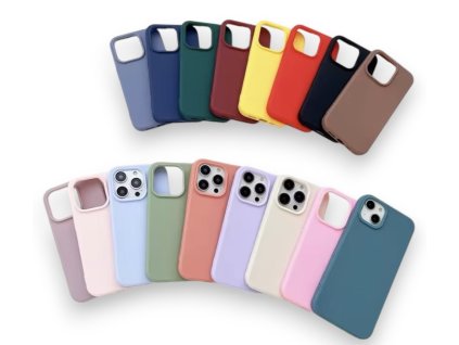 Barevný silikonový kryt na iPhone