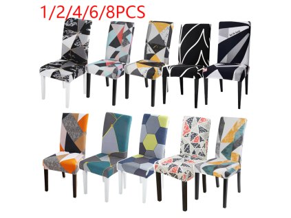 0 main 12468pcs geometric lattice chair cover stretch dining seat protector slipcovers universal size chair covers spandex hotel