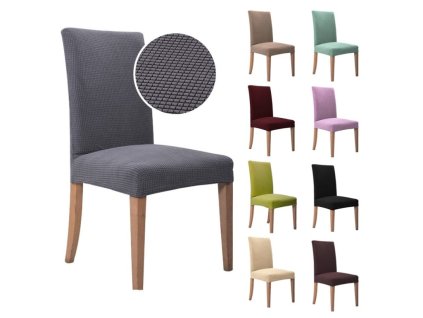 Elastický potah na židli Comfort Grid (Barva Modrozelená)