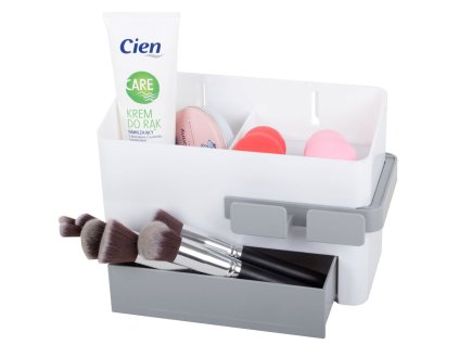 gaZRpol pl Pojemnik organizer lazienkowy uchwyt na suszarke 3642 1