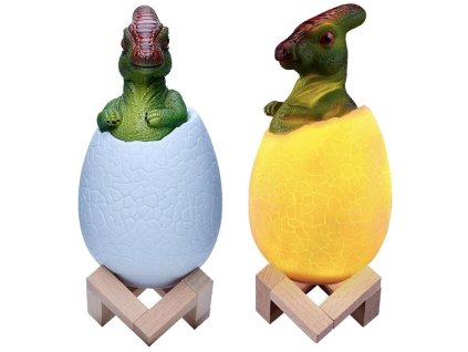 Dinosauří vejce, noční světlo RGB LED noční lampa - EGG