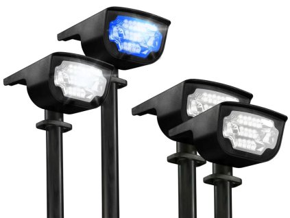 Qkwqpol pl Lampa ogrodowa solarna wbijana lampka led kolory 4344 9