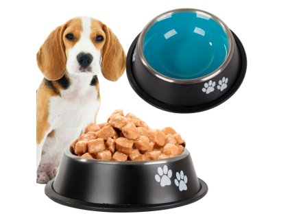 Rgcmpol pl Miska dla psa metalowa antyposlizgowa duza 1l 4575 1