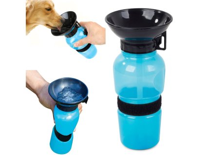 HHNcpol pl Bidon turystyczny dla psa butelka miska 0 5l 1566 1