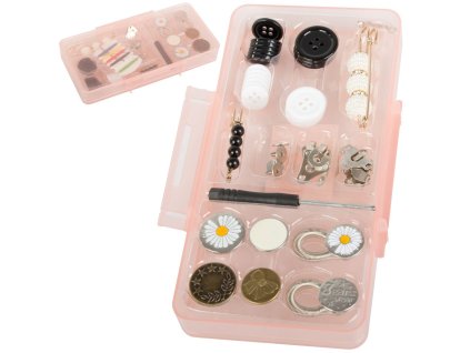 pol pl Zestaw krawiecki do szycia 40w1 etui nici guziki 4405 1