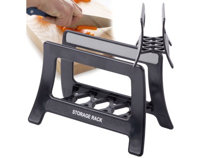 pol pl Stojak na deski pokrywki talerze kuchenne organizer praktyczny podstawka 4968 1