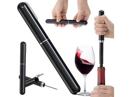 pol pl Korkociag otwieracz wina obcinacz pneumatyczny 3342 1