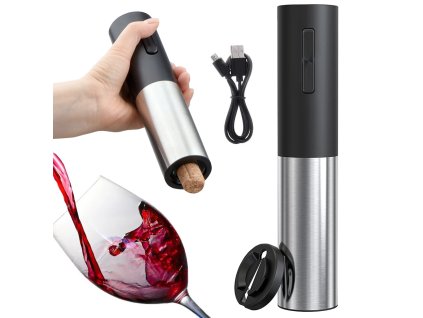 pol pl Elektryczny korkociag otwieracz wina obcinacz aku 3337 2