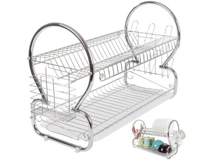 pol pl Suszarka do naczyn dwupoziomowa ociekacz stojaca 3812 1