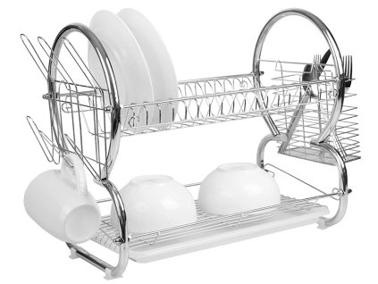 pol pl Suszarka do naczyn ociekacz dwupoziomowa stojaca 3802 10