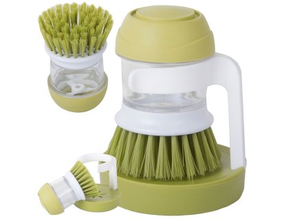 pol pl Szczotka myjka do naczyn kuchenna dozownik na plyn stojak do szorowania 5172 1