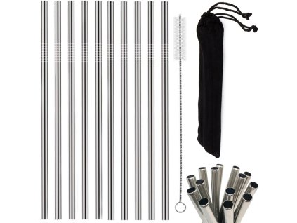 pol pl Slomki rurki wielorazowe metalowe eko x10 czyscik 2158 1