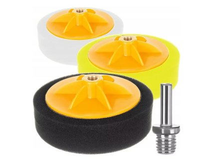 eng pl Set of 3 polishing sponges pads for auger 150mm 4246 1