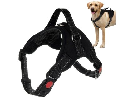 eng pl Sturdy non pressure harness for dogs handle light m 3493 14