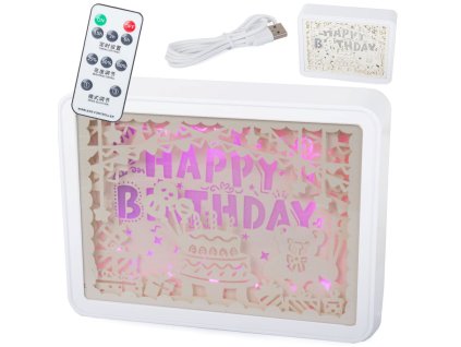 pol pl Lampka nocna tablica 3d kolory rgb led pilot dotyk 3430 1