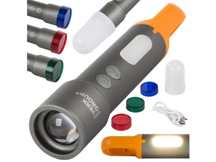 pol pl Latarka taktyczna wojskowa zoom coba tg cob usb 4507 1