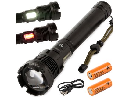 pol pl Latarka taktyczna bailong led xhp160 cob mocna 4501 1