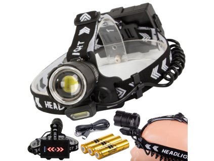 pol pl Latarka czolowa bailong led cree xhp360 powerbank 4496 1