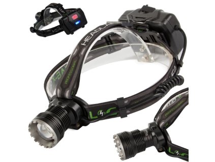 pol pl Latarka czolowa bailong led xhp99 powerbank zoom 4490 1