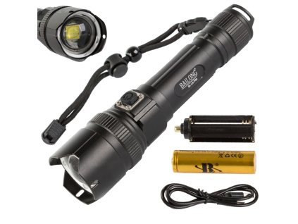 pol pl Latarka taktyczna bailong led xhp99 zoom mocna 4349 1