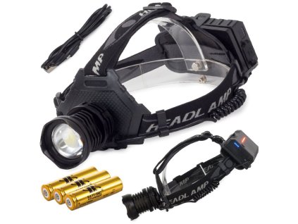 pol pl Latarka czolowa bailong led cree xhp70 powerbank 2177 1