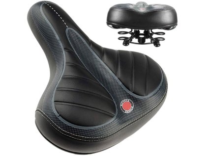 pol pl Siodelko rowerowe miekkie wygodne pianka sprezyny 4256 1