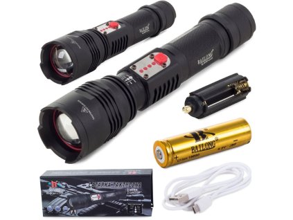 pol pl Bailong latarka wojskowa cree led usb XM L T6 286 1