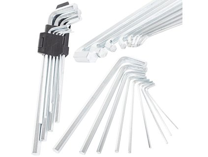 pol pl Klucze imbusowe imbusy 1 5 10 9 el zestaw kluczy 3023 1