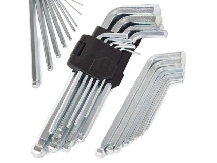 pol pl Klucze imbusowe imbusy kulowe zestaw 9 el 1 5 10 3021 1