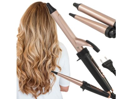 pol pl Lokowka falownica do stylizacji krecenia wlosow lokow 3 wymienne koncowki 5343 1