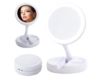 pol pl Lusterko podswietlane led obrotowe powiekszajace 1642 1