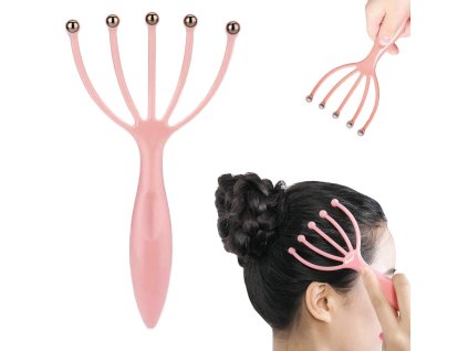 pol pl Masazer do glowy grabki do wcierek porost wlosow 3655 1