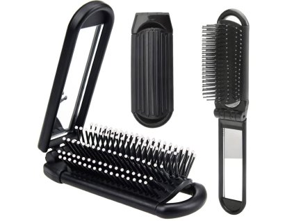 pol pl Szczotka do wlosow skladana lusterko turystyczna podreczna z lusterkiem 5369 1