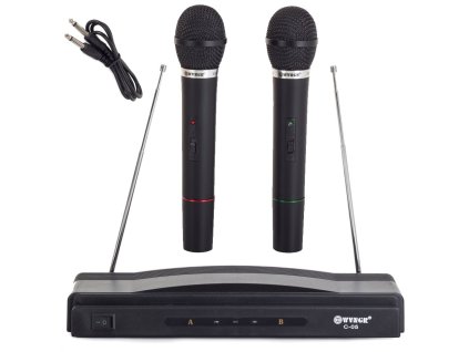 cze pl Karaoke kit 2x bezdratovy mikrofon stanice 60 1