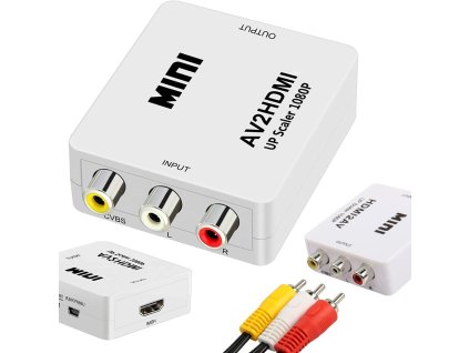 cze pl Av adapter rca cinch na hdmi audio rca 1080p cvbs konverterni kabel 4895 1