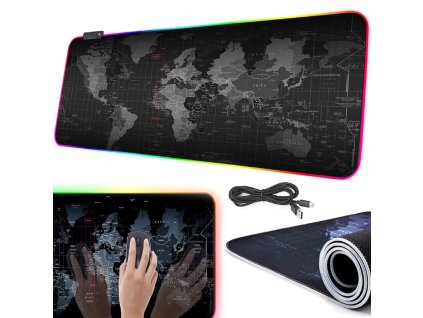 cze pl Podsvicena herni podlozka pod mys led xxl 3268 1