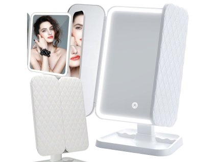 cze pl Kosmeticke zrcadlo osvetlene led skladaci make up zrcadlo premium 5158 1