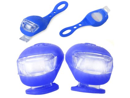 pol pl Oswietlenie rowerowe lampki 2 led przod rower 2szt silikonowe wodoodporne 5671 1