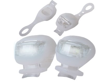 pol pl Oswietlenie rowerowe lampki 2 led przod rower 2szt silikonowe wodoodporne 5669 1