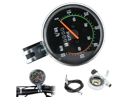 pol pl Licznik rowerowy klasyczny retro predkosciomierz 3886 1