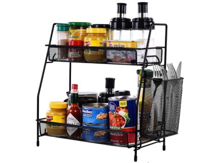 cze pl Kuchynsky regal v podkrovi kuchynsky organizer dvoupatrovy stojan s kosem 5596 2