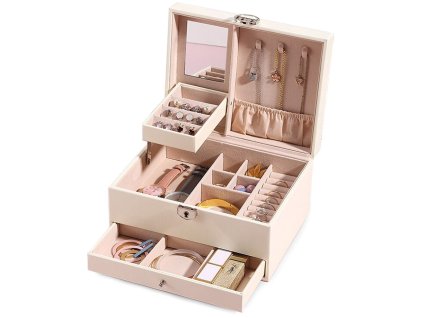 cze pl Box na sperky organizer box zrcadlove pouzdro prostorny box 5787 1