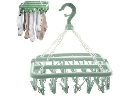 cze pl Susicka ponozek zavesny stojan na spodni pradlo 32x clips set 5786 1