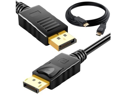 pol pl Kabel przewod dp 1 4 video audio displayport displayport 8k 4k 2k 2m 4930 1
